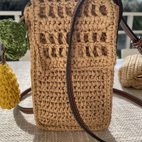 Sac en paille pour portable